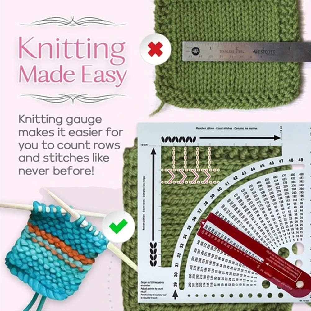 Knitting Gauge Converter Tool, Double-Sided Knitting Stitch Calculator