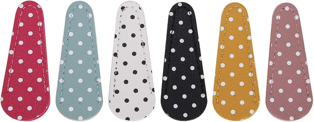 Zerodis Knitting Tools Sheath Polka Dot Artificial Leather Protective