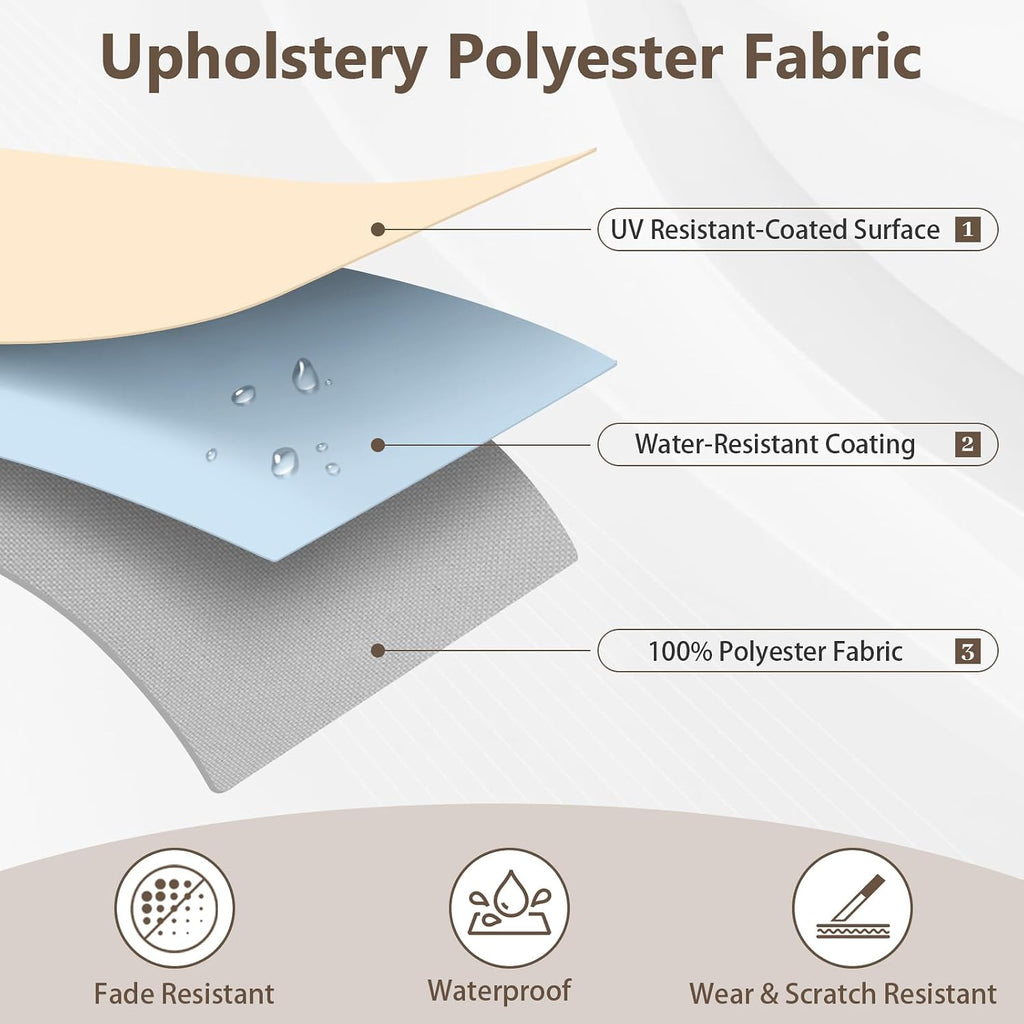 OTOEZ 600D Waterproof Canvas Fabric by The Yard, Fade & UV Resistant