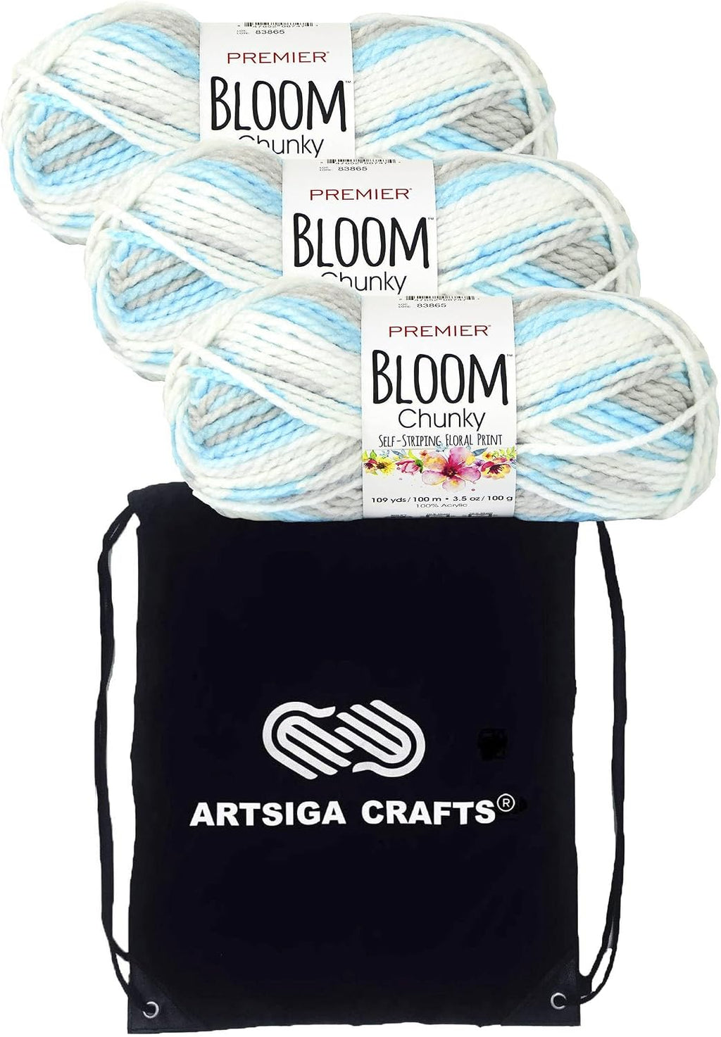 Premier Yarns Bloom Chunky Bluebell 1114-7