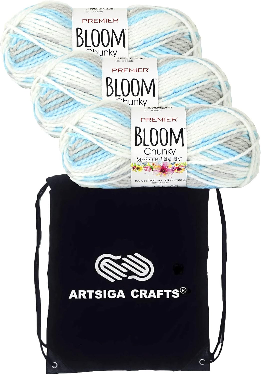 Premier Yarns Bloom Chunky Bluebell 1114-7