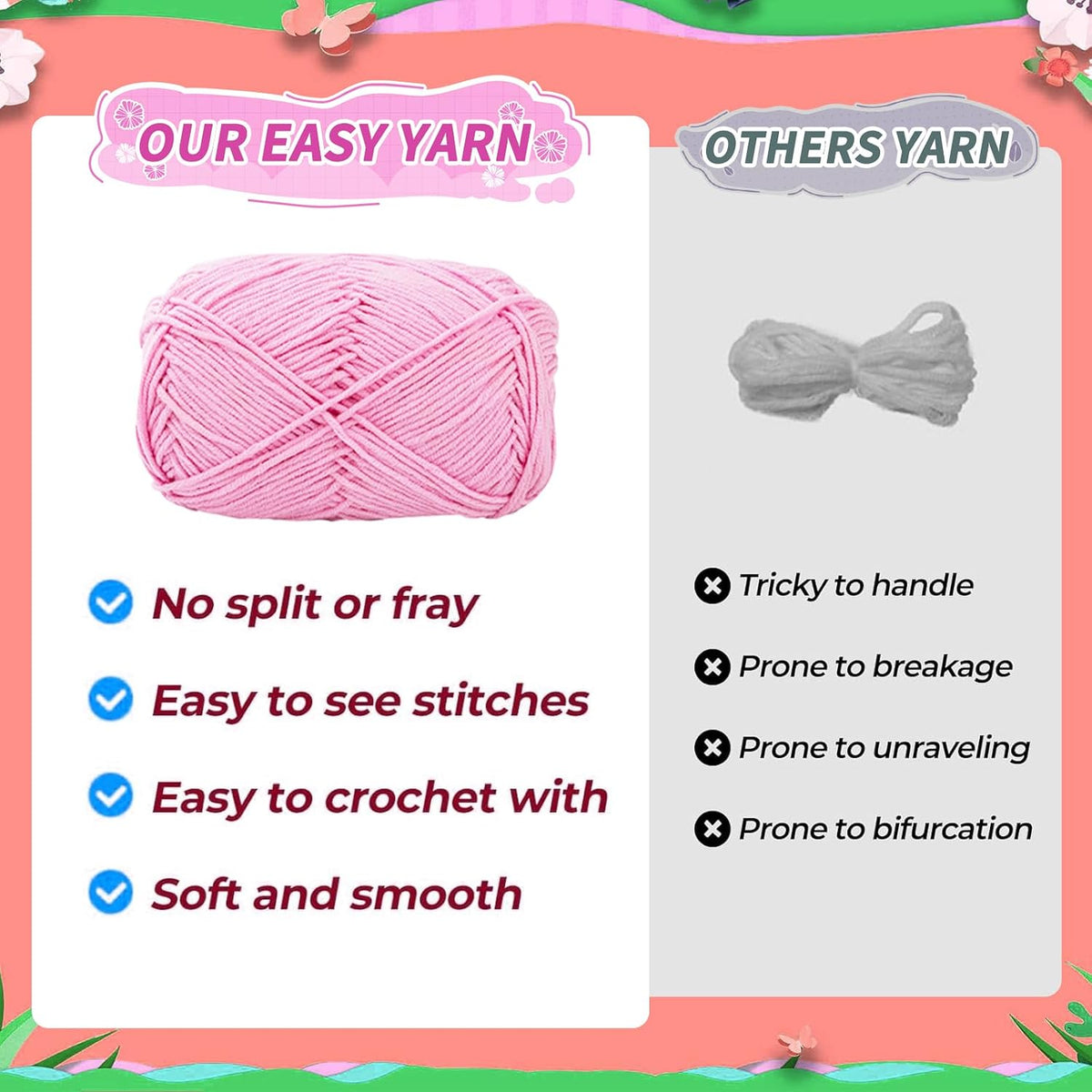 JXINLODGEG Crochet Kit for Beginners, Crochet Animal Kits for Starters