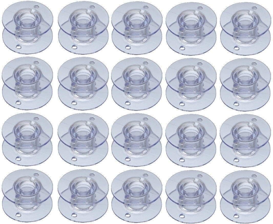 NGOSEW Clear bobbins for Singerr 227, 3321, 3323, 4432, 5554, 3116