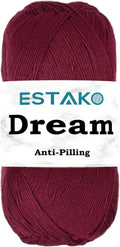 Estako Dream Soft Microfiber Acrylic Yarn, Fingering Weight 1