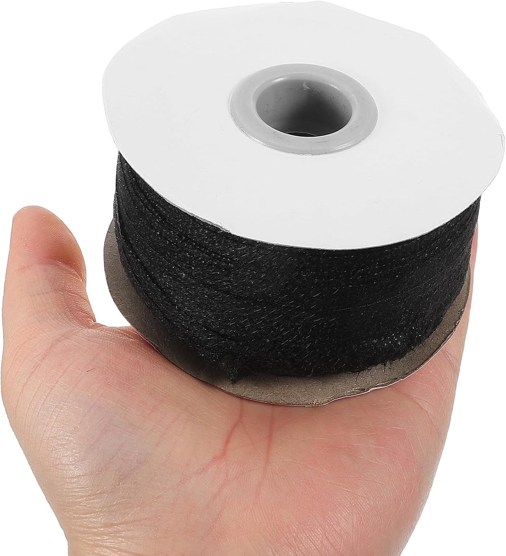 1 Roll Fusible Interfacing Strip for Sewing, Black Non-Woven Fabric
