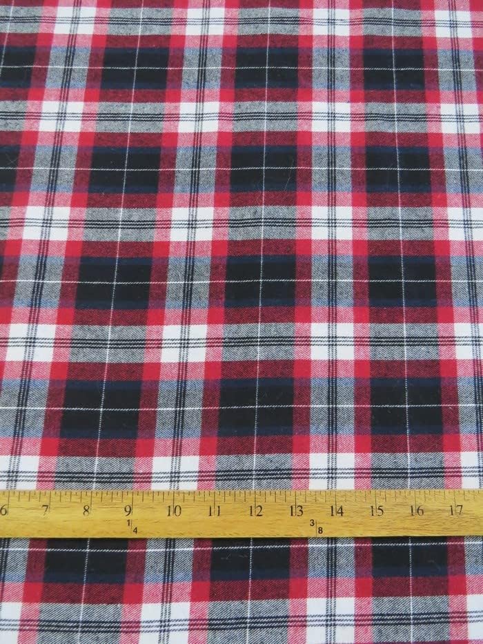 Big Z Fabric Tartan Plaid Uniform Apparel Flannel Fabric By The Yard