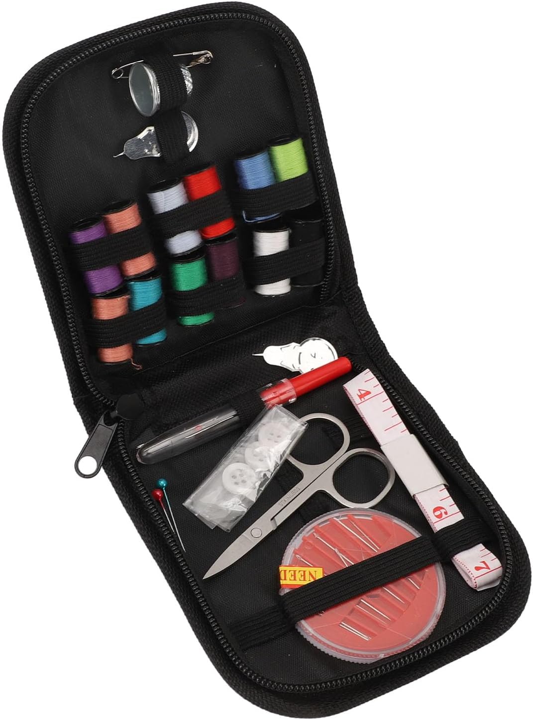 Eacam Portable Sewing Kit with Needles Thread Scissors for Travel Home