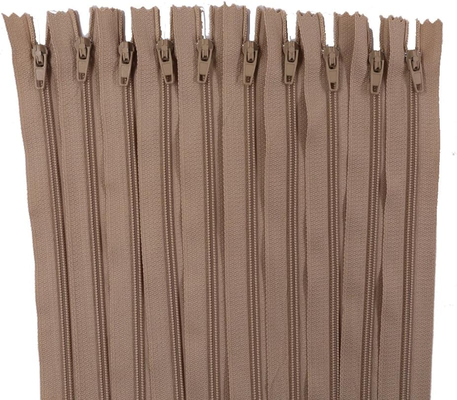 Renashed 60Pcs 12Inch Nylon Coil Zippers for Tailor Sewer Sewing Craft
