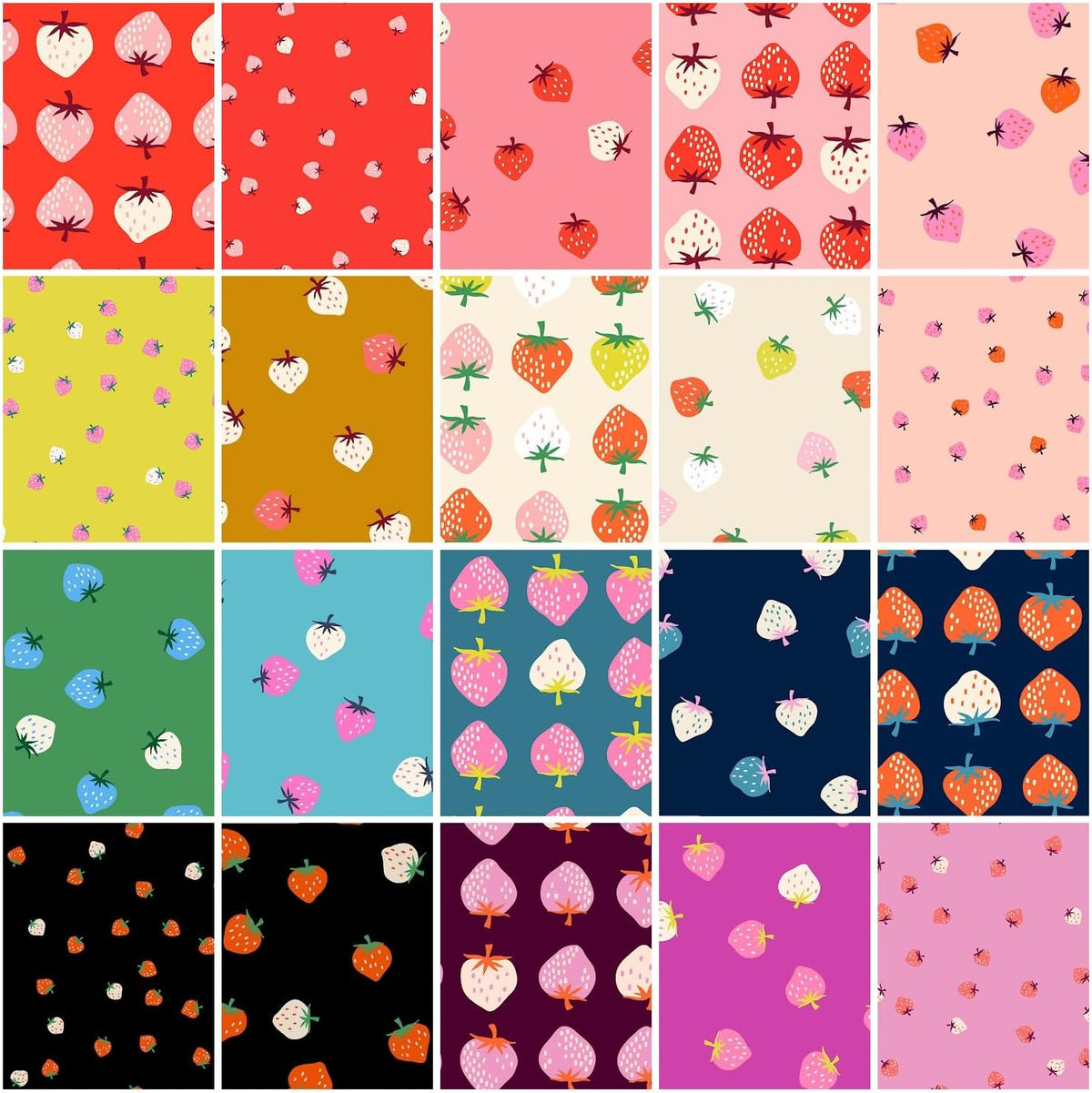 Strawberry FQ 20 skus RS3084FQ Ruby Star Precut#1
