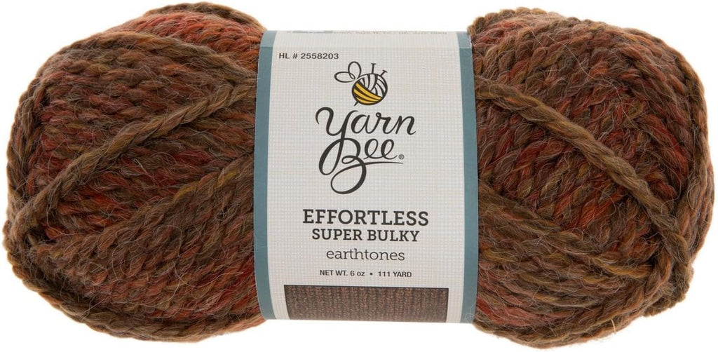 Hobby Lobby Yarn Bee Effortless Super Bulky Yarn, 235 Mossy Acre, Set