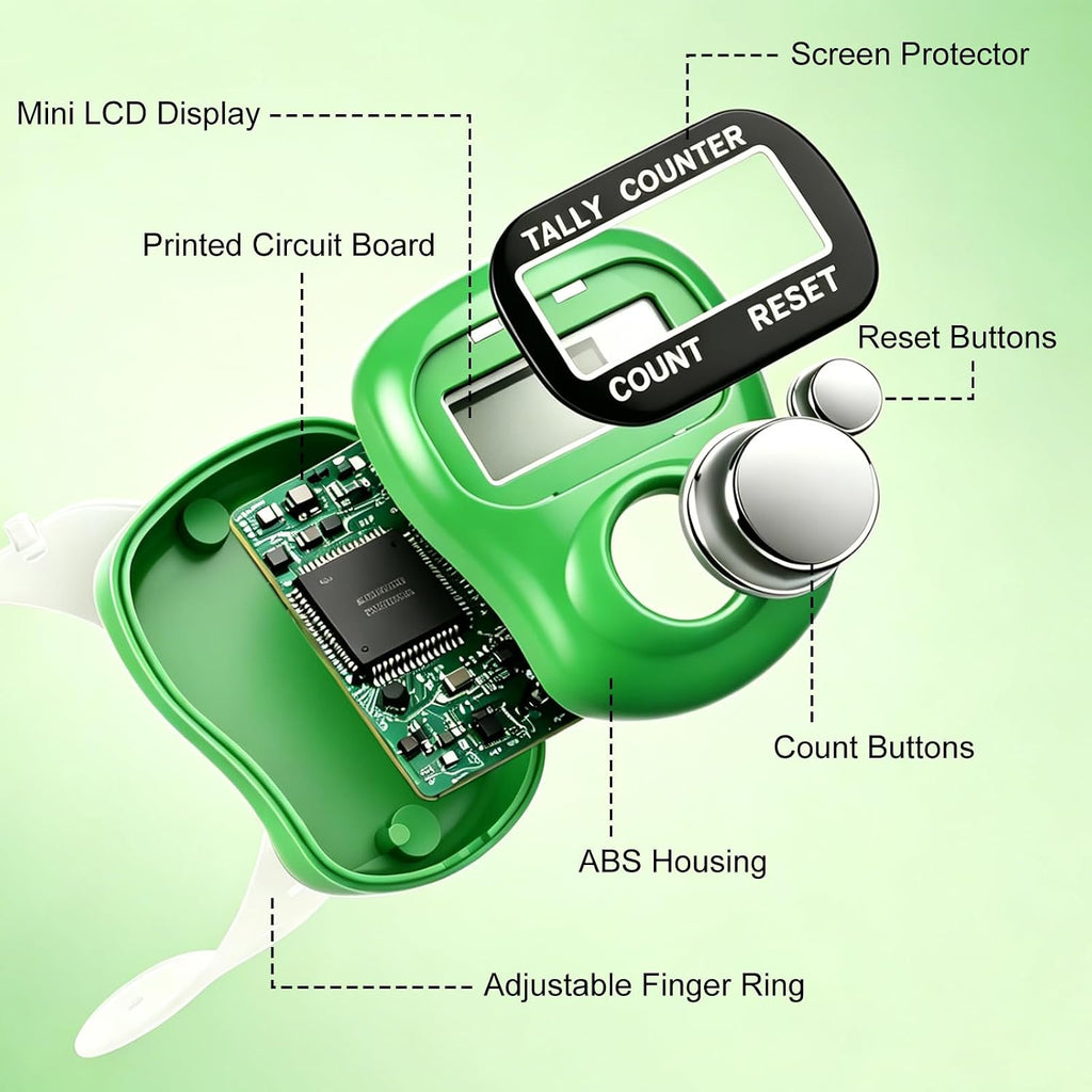 30 Pack Electronic Finger Counter Bulk,5 Digit LCD Electronic Digital