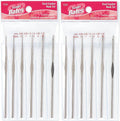 Susan Bates Steel Crochet Hooks - 2 Sets - #12185 Sizes 0, 1, 7, 8, 9