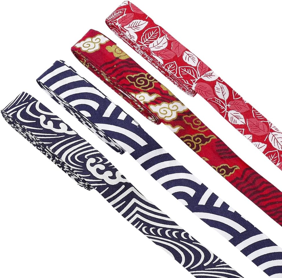 FINGERINSPIRE 10.9Yard Floral Double Fold Bias Tape 3/4 inch Wide
