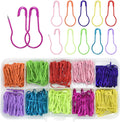 500 Pieces Safety Gourd Bulb Metal Pins 0.85"/ 22mm 10 Colors for