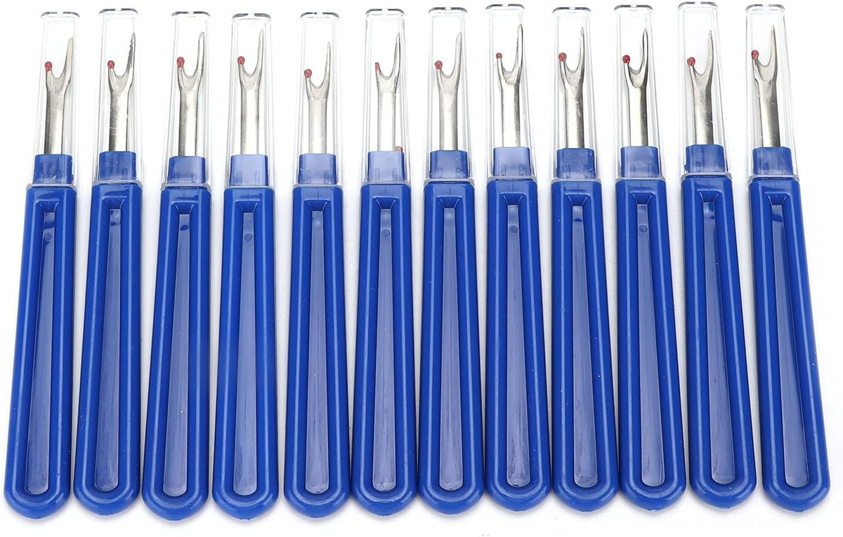 Vistreck 12Pcs Seam Ripper Set - Handy Thread Remover Tool for Sewing