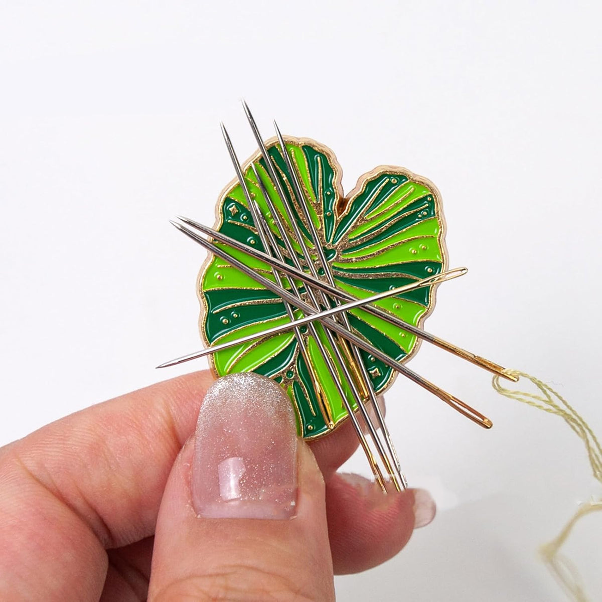 Leaf Flower Shaped Needle Minders Magnetic Needle Minders Needle Nanny