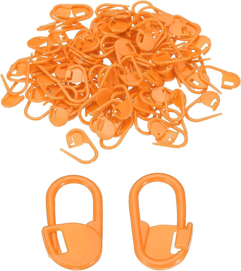 PATIKIL Crochet Stitch Markers, 100 Pack Plastic Knitting Markers