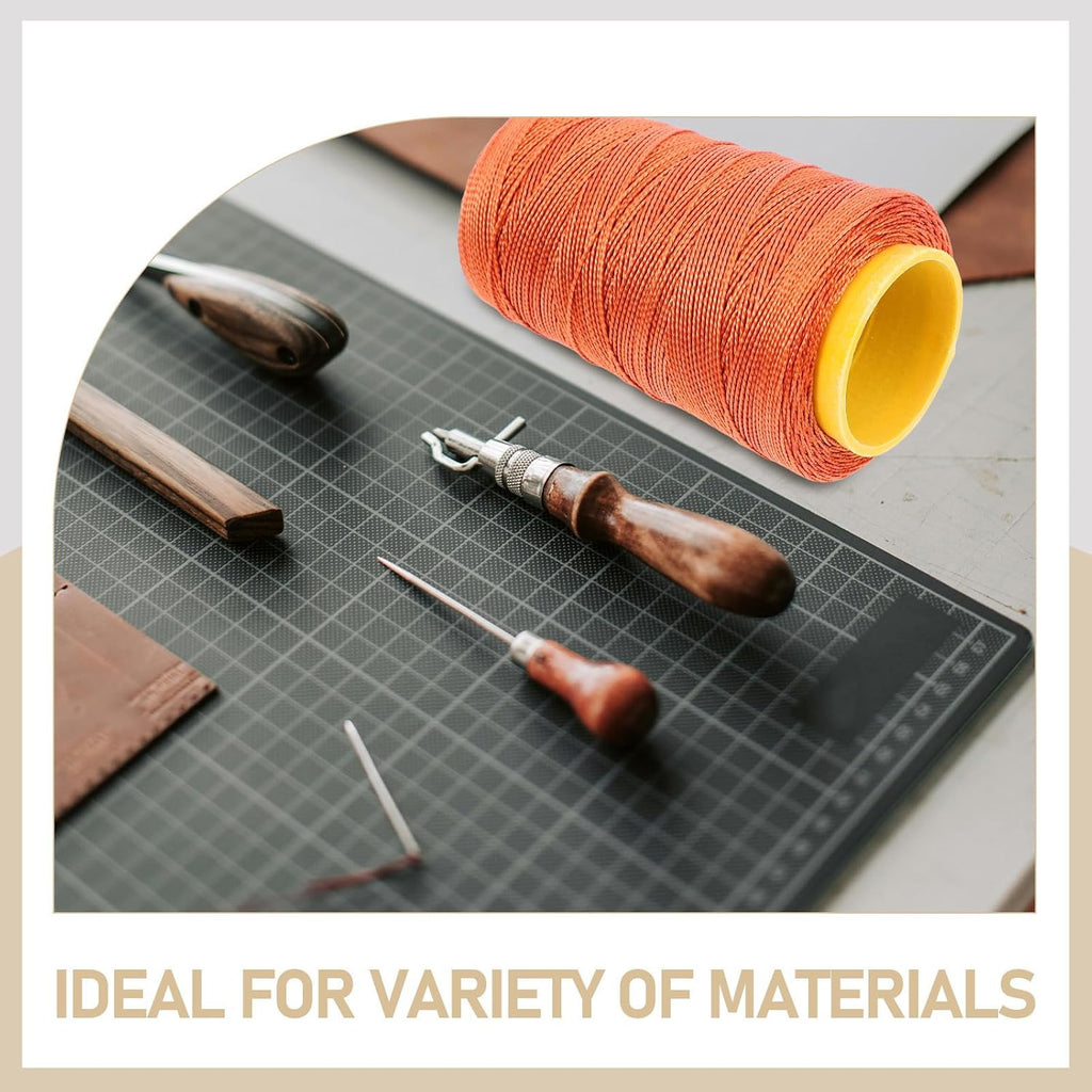 Sewing Thread Roll Bookbinding Leather Repair Brown Nylon for Hand