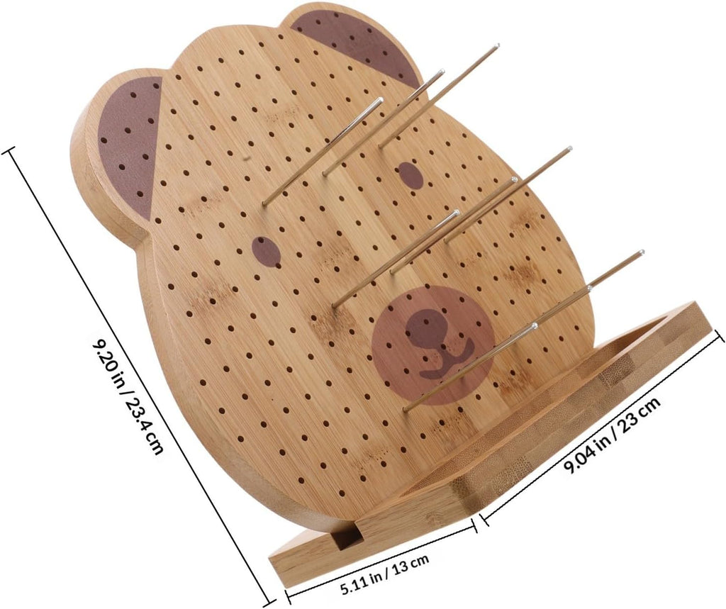 Wooden Crochet Blocking Board with Pins for Knitting Projects