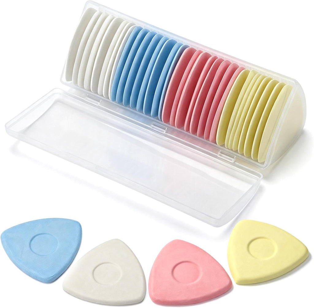 30Pcs Triangle Tailors Chalk, Sewing Fabric Marking Chalk for Quilting