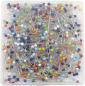 500pcs Glass Head Straight Pins, Quilting and Costume Making