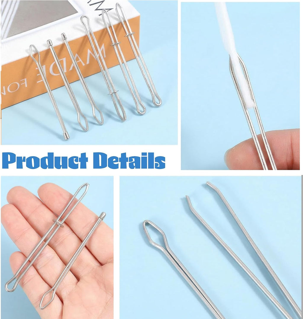 Bodkin Sewing Tool for Elastic, 6Pcs Elastic Threader Tool Threader