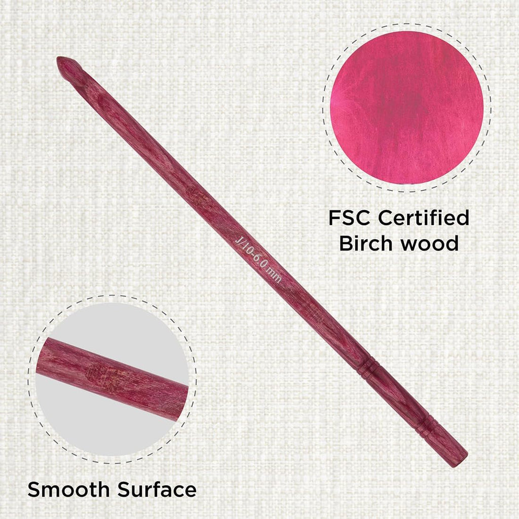 KnitPro Dreamz Single-Ended Crochet Hook | US Size J (6mm)