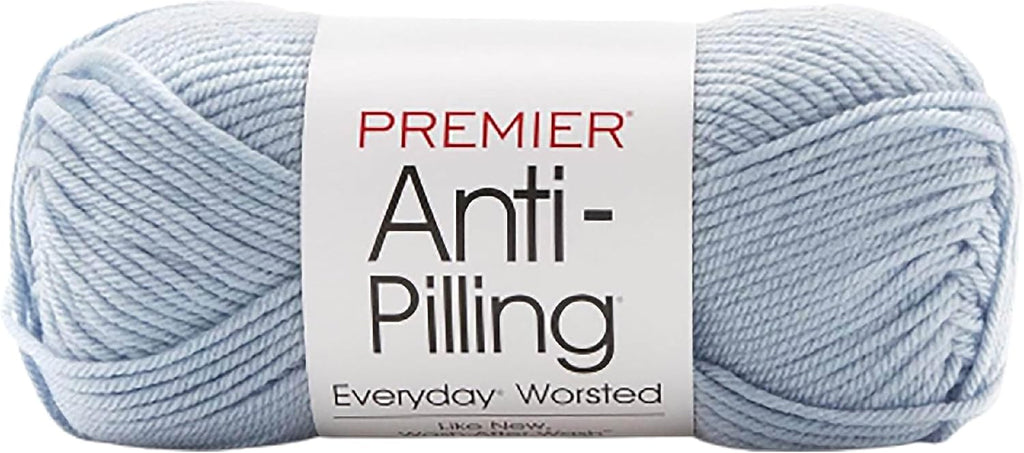 Premier Yarns Everyday Worsted, Quiet Blue, Medium Weight, 3.5 oz, 180