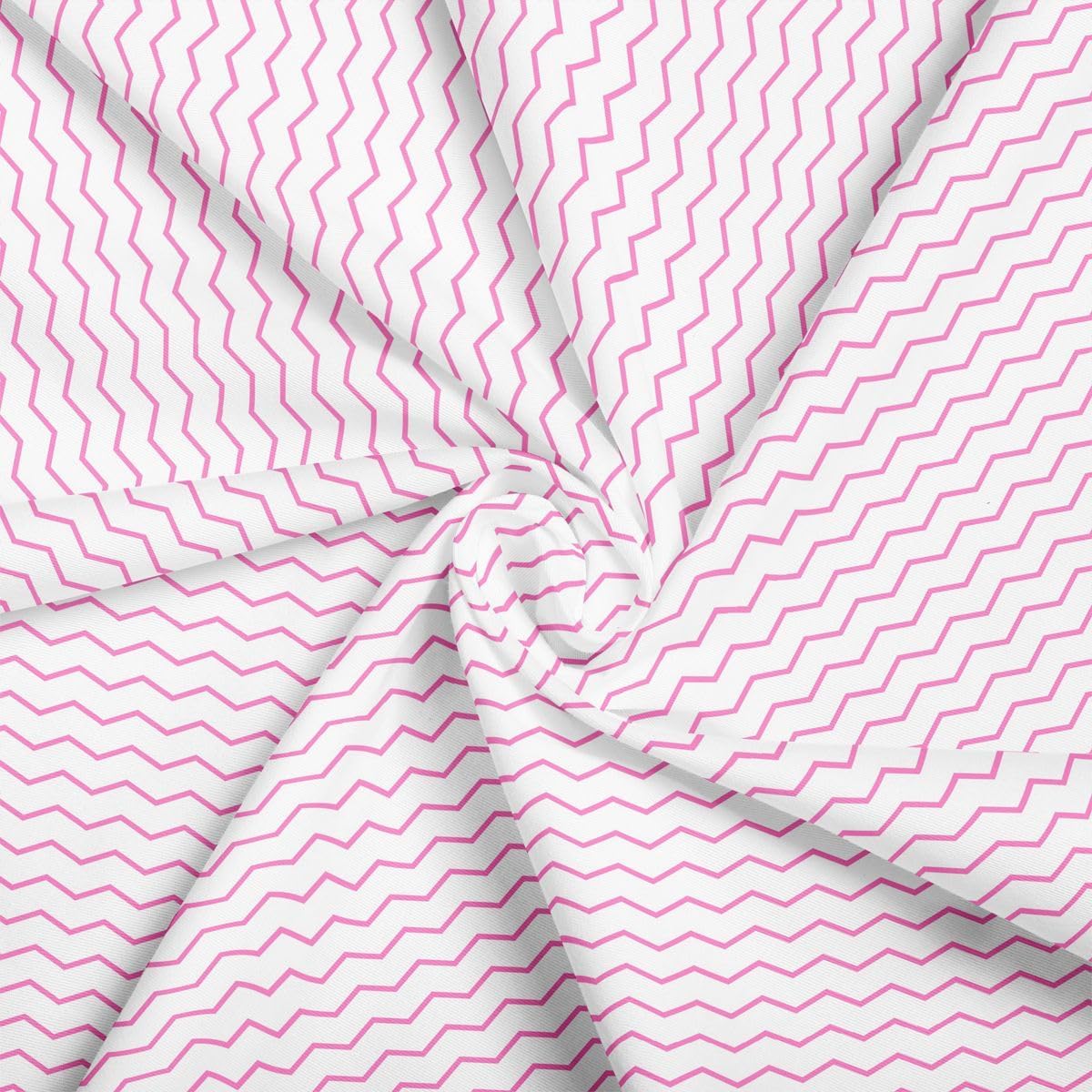 Wave Stripes Cotton Fabric by The Yard 1 Yard