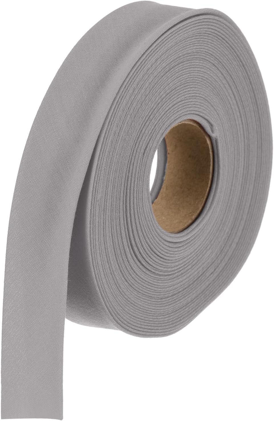 1 Inch Double Fold Bias Tape 10 Yards Polyester Binding Tape Grey