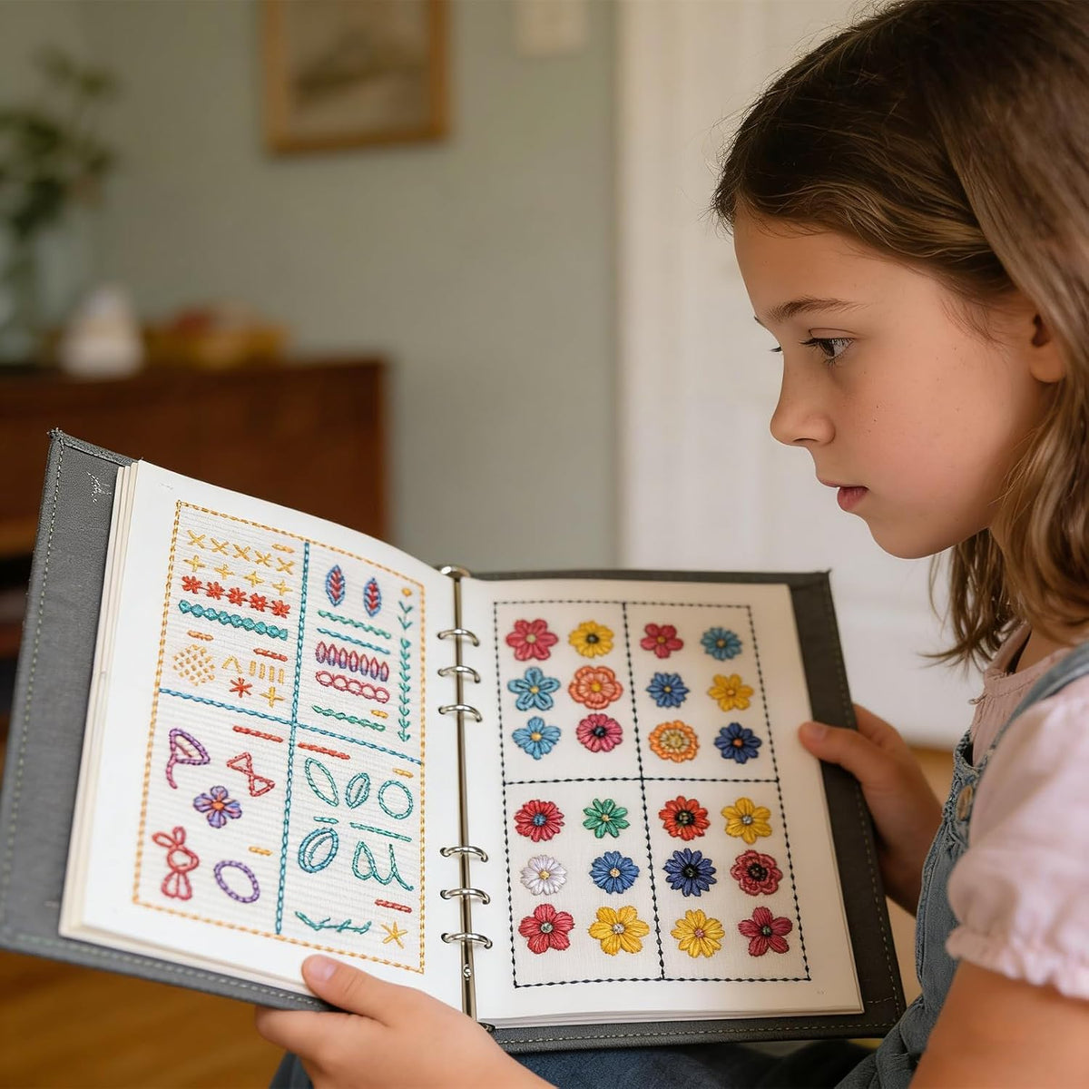 2026 New Embroidery Book Kit Embroidery Book Including a Complete