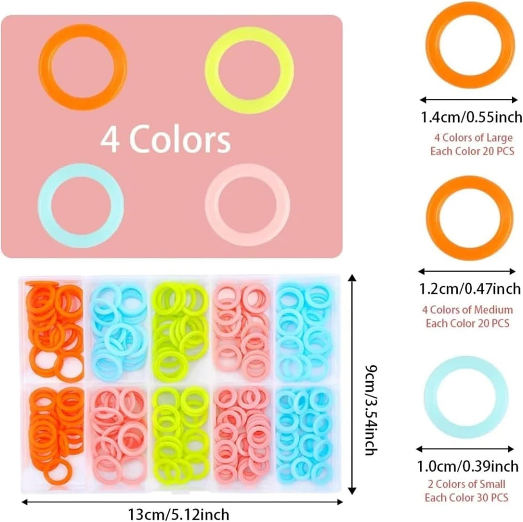 Stitch Markers 6Box Stitch Markers for Crocheting Knitting Random