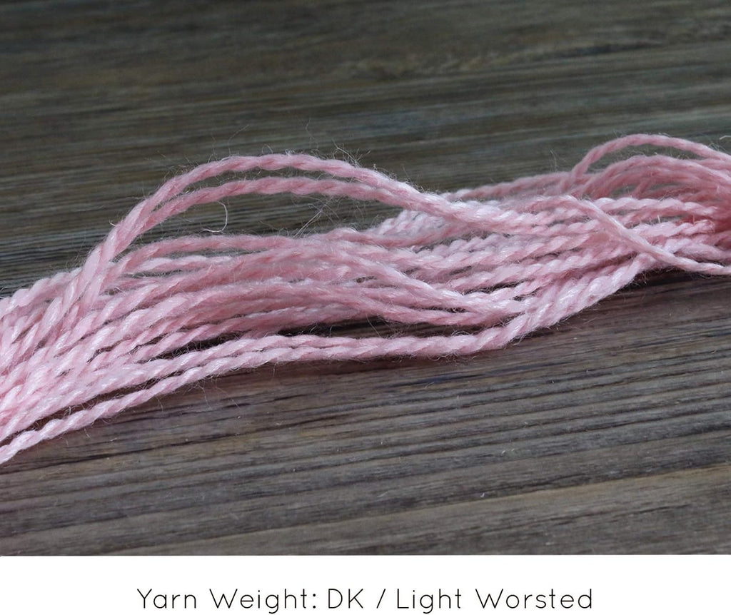 Flax Botanica DK Yarn, Elegant Merino Linen Silk, Ballerina