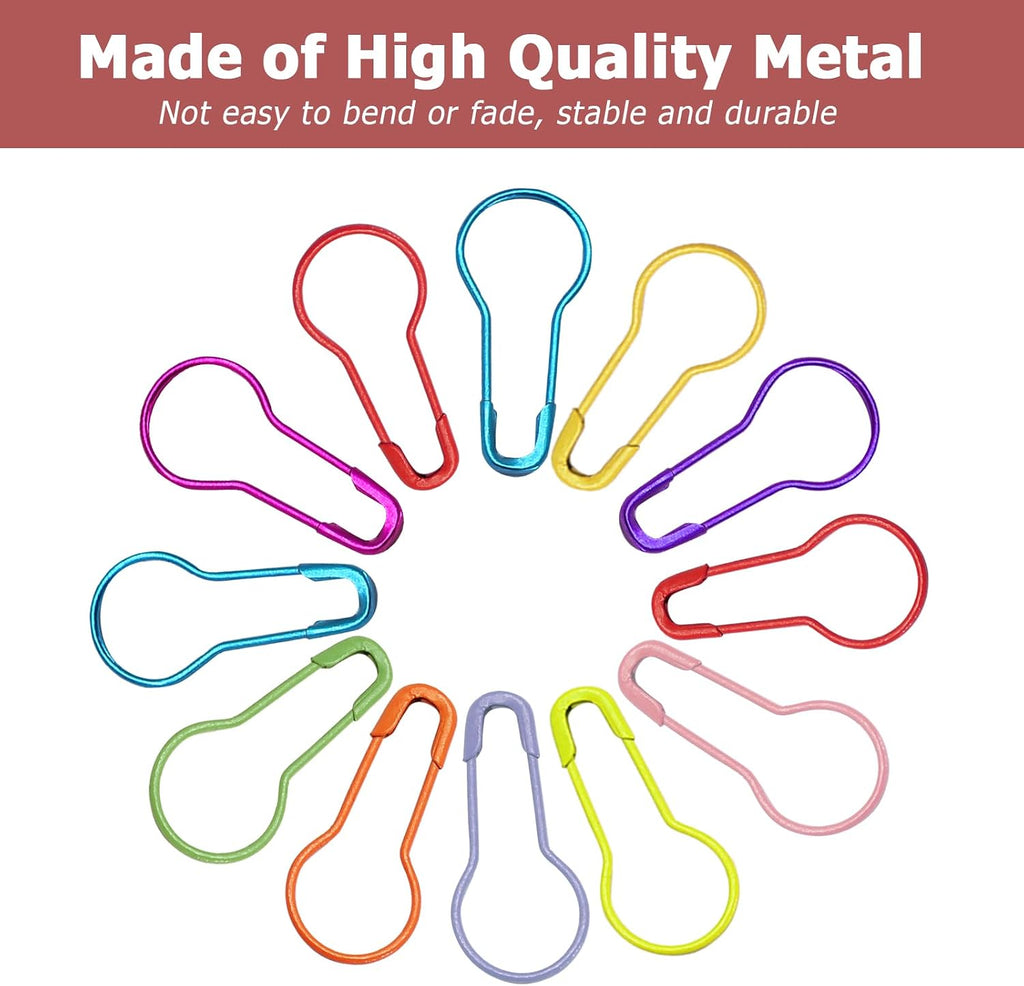 320 Pieces Safety Bulb Pins Metal Gourd Pin Set