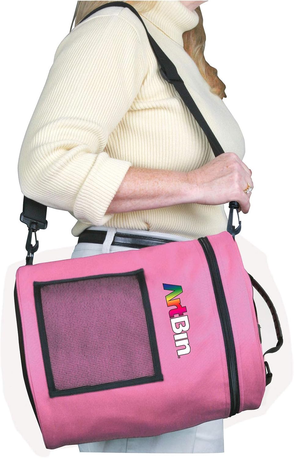 ArtBin 6806SA Yarn Drum, Portable Knitting & Crochet Storage, [1] Poly