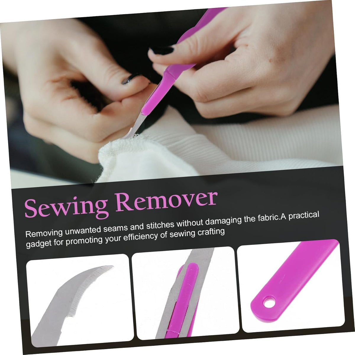 2pcs Seam Ripper Sewing Accessory for Needlework and Stitches