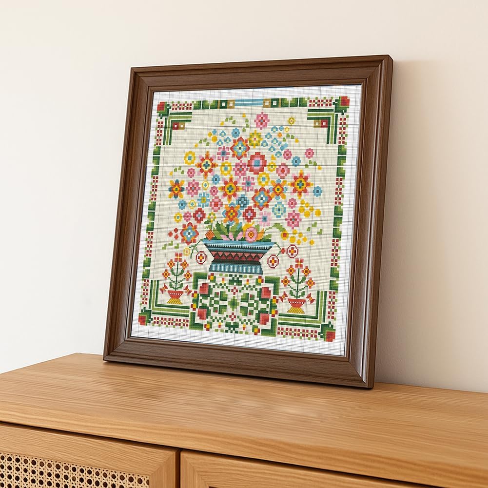 FREEBLOSS 11CT Cross Stitch Kit Stamped Cross Stitch Wall Painting Kit
