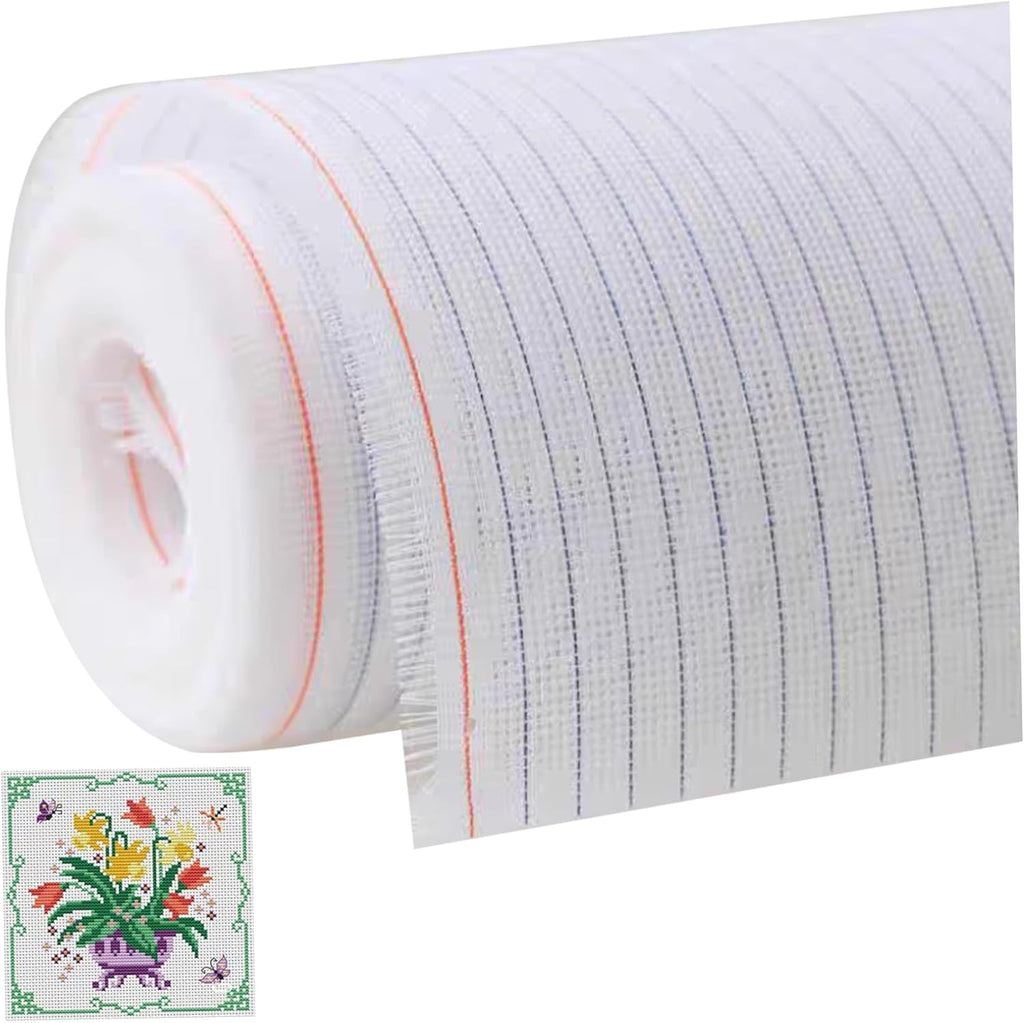 Waste Canvas for Cross Stitching 14CT Disposable Cross Stitches Fabric