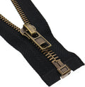 Leekayer #8 26 Inch Antique Brass Zipper for Jackets, Coats, Crafts
