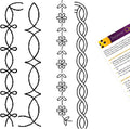 Quilting Stencils for Machine and Hand Quilting - 2 Quilting Stencils