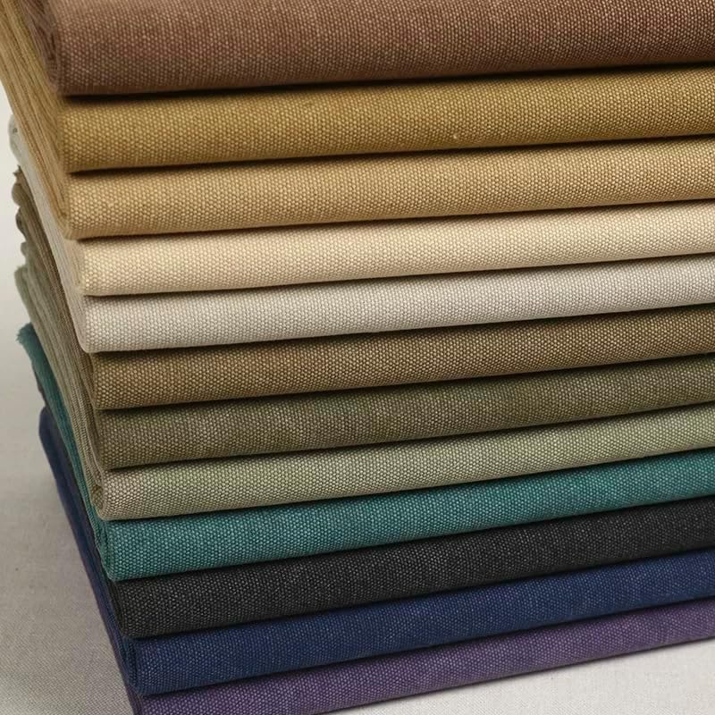 Cotton Canvas Fabric for Sewing and Bags, Standard Dark Green, 17.72 x