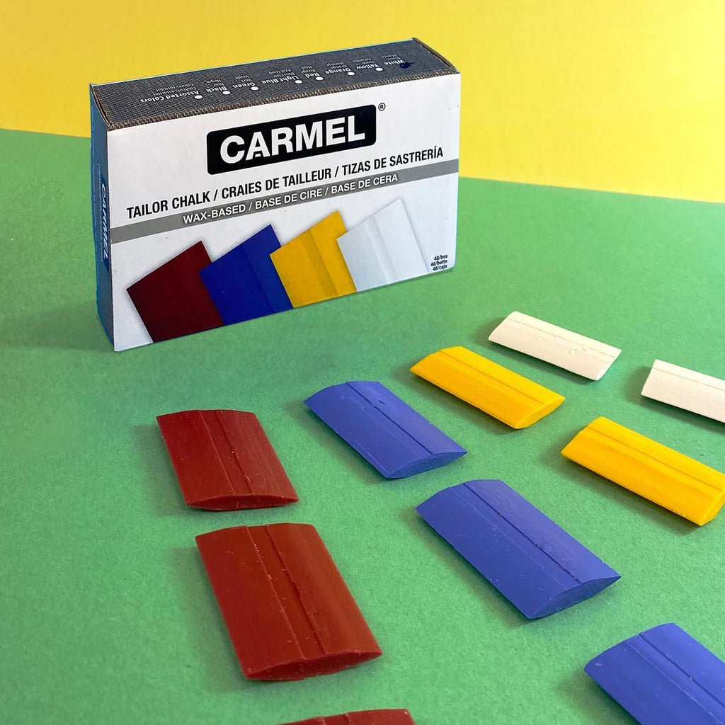 Carmel Tailors Chalk, Box of 48 (Orange), Super-Glide Tailor Crayon