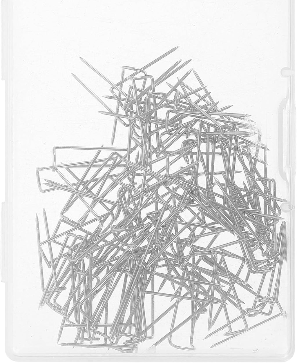 U Shaped Sewing Pins for Fabrics and Garments, 1 Box Silver