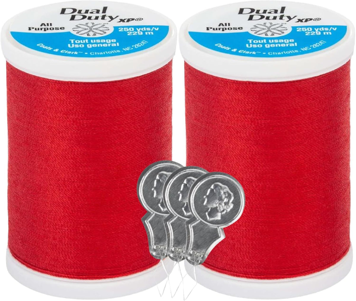 Coats & Clark Dual Duty XP All Purpose Sewing Thread - S910 2 Pack