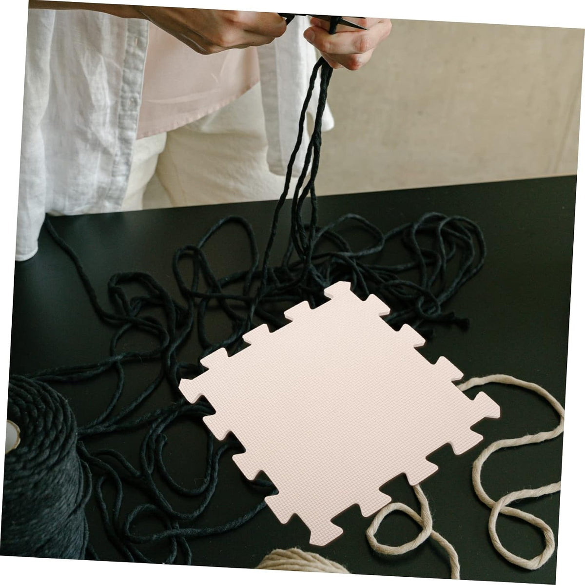 9pcs Portable Foams Knitting Crochet Board for Blocking Projects