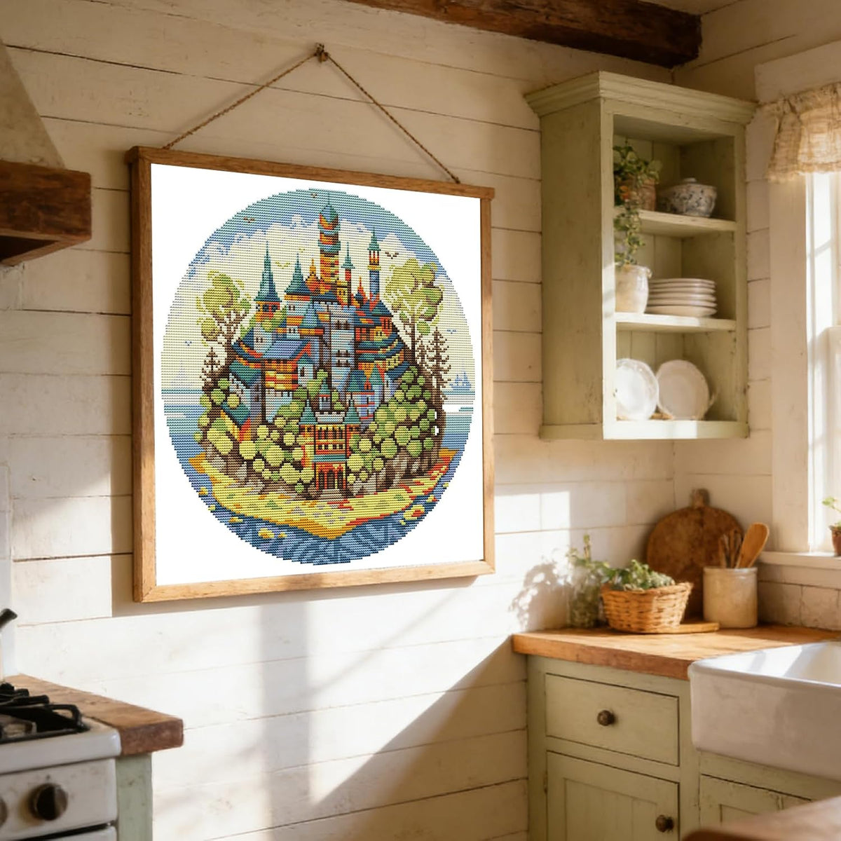 14CT 2-Strand Landscape Cross Stitch Kit (FA740)