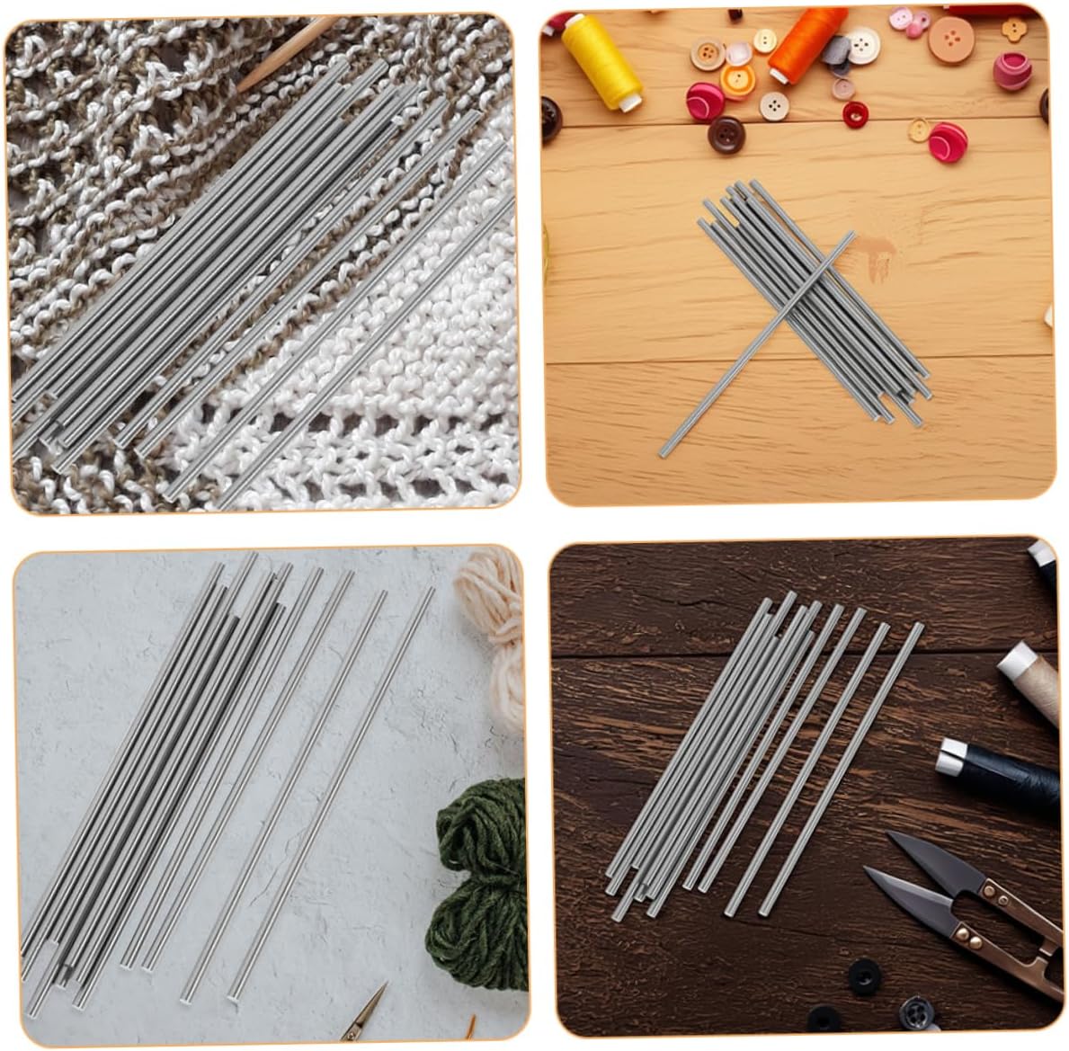 20Pcs Stainless Steel Knitting Pins for Blocking Board