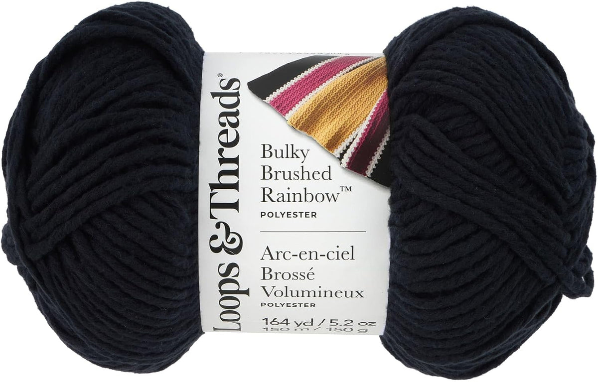 Bulky Brushed RainbowTM Yarn by Loops & Threads®