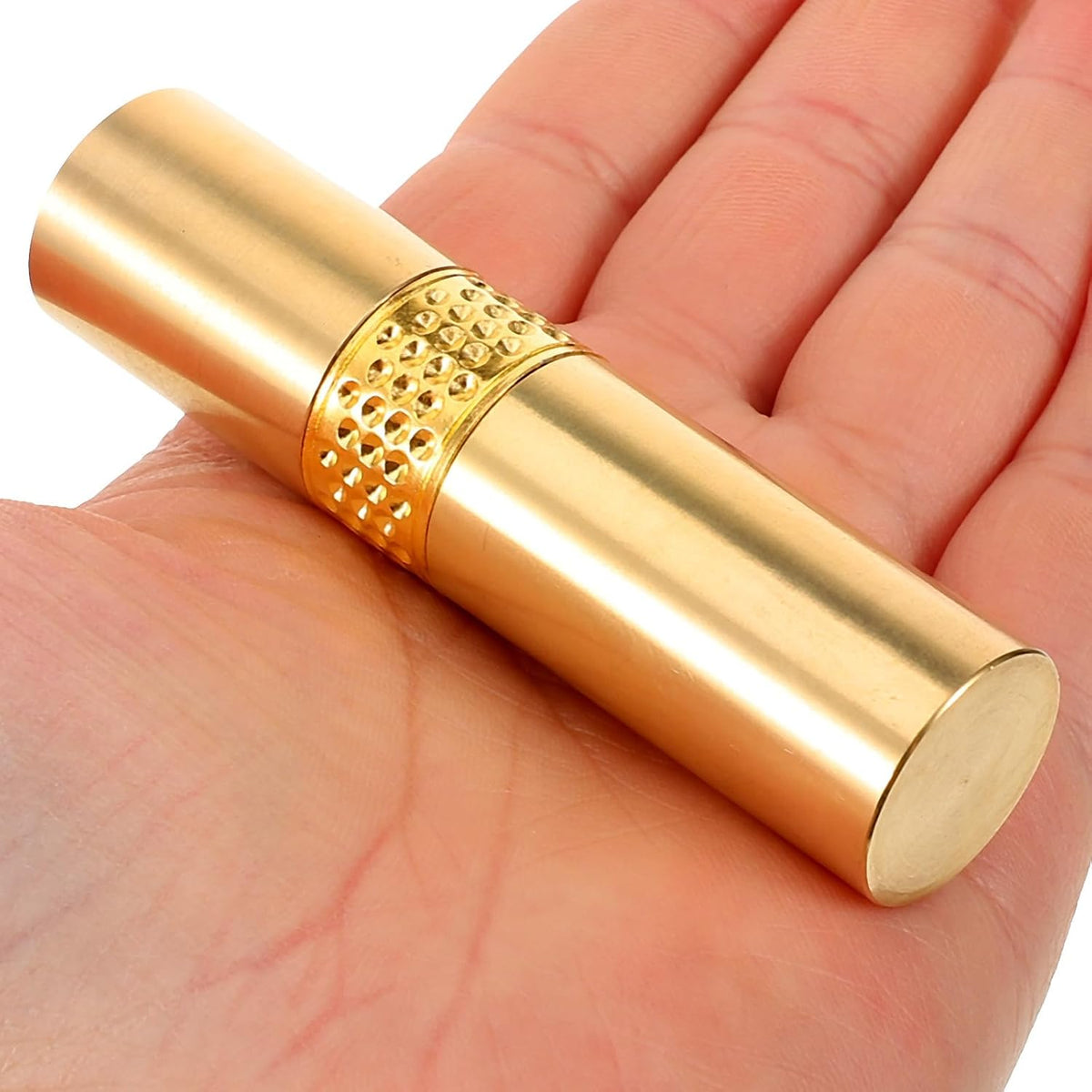 ABOOFAN Portable Copper Needle Holder Sewing Storage Tube