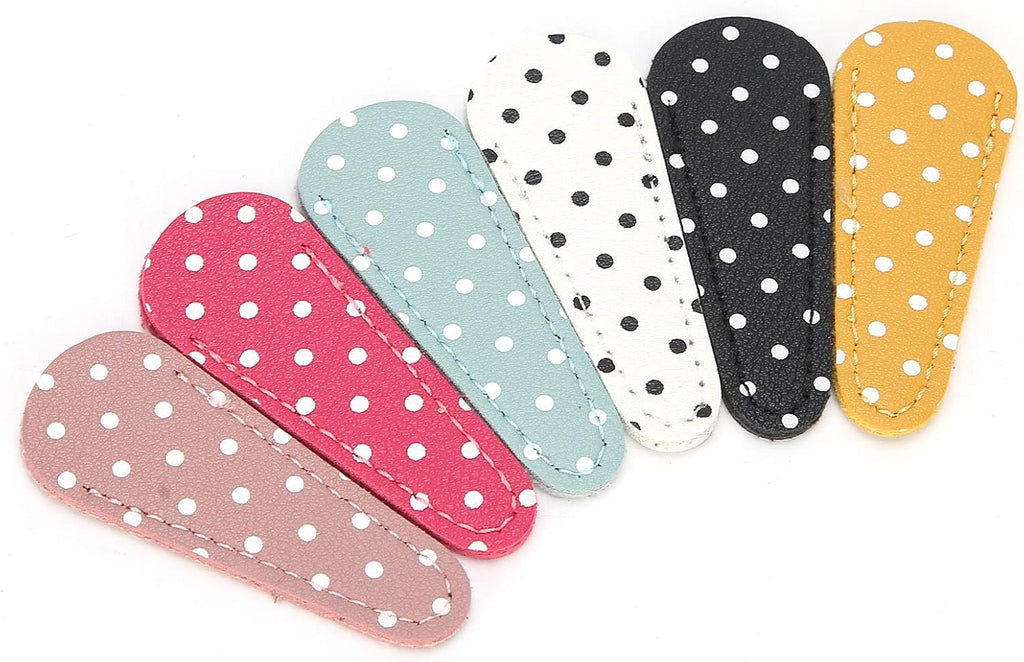 Zerodis Knitting Tools Sheath Polka Dot Artificial Leather Protective